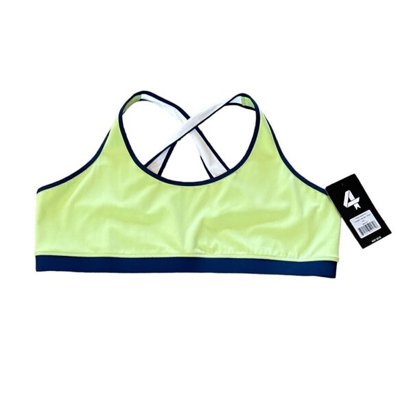 Fourlaps Womens Infinity Womens Fitness Running Sports Green Navy NWT Size XXL - Picture 2 of 7
